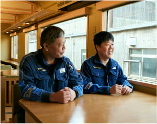 「車両保守」のこだわりを知る。支える手、見守る眼差し。